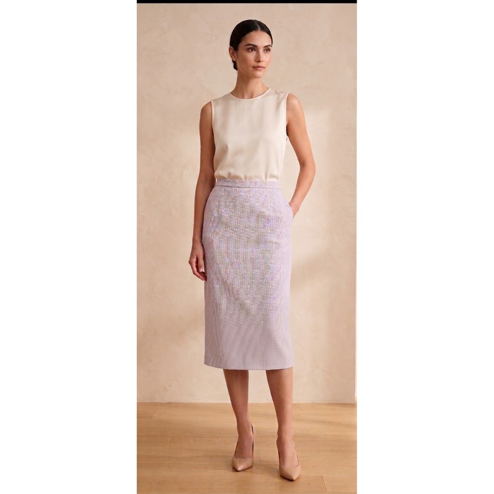 Vintage Burberrys Wool Pencil Skirt 8 Union Made In USA Old Money Preppy Classic